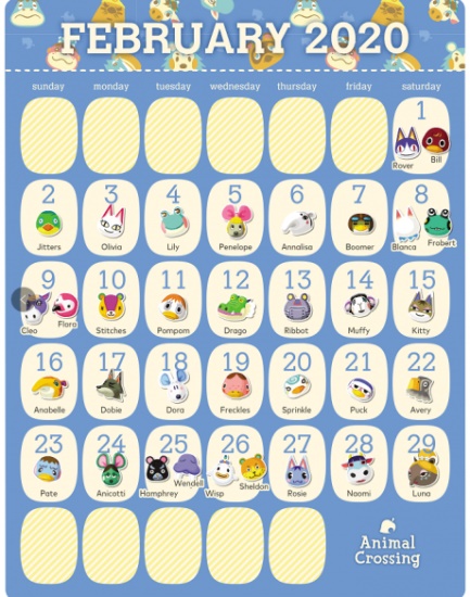 集合啦动物森友会动物图鉴