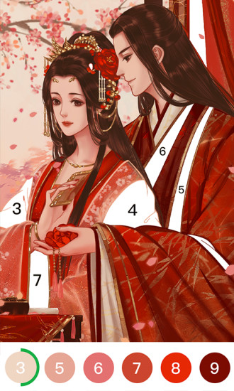 乐涂数字填色精简版原图