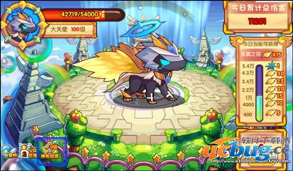 洛克王国神宠大天使挑战 免费得大天使