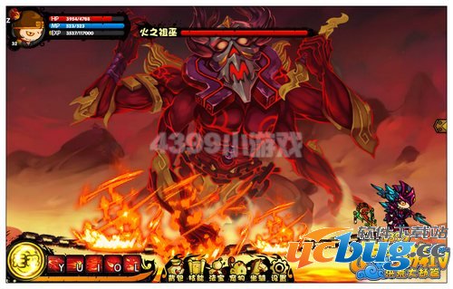 造梦西游4火之祖巫技能长臂挥舞