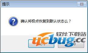 恢复到默认状态