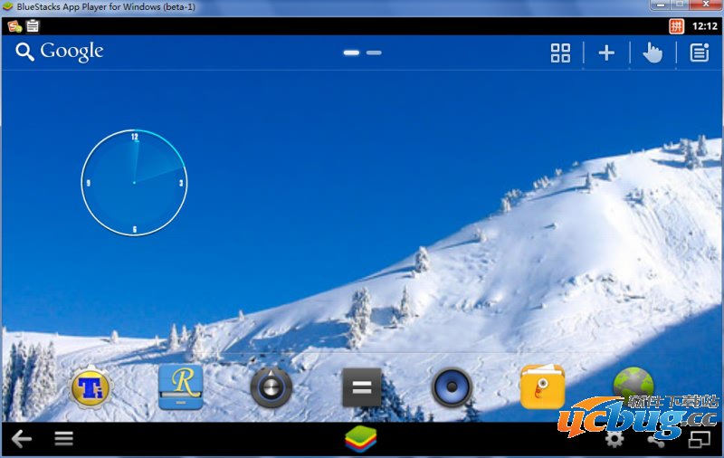 用HD版GO桌面美化蓝手指安卓模拟器20