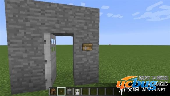 《我的世界》按钮门怎么制作？