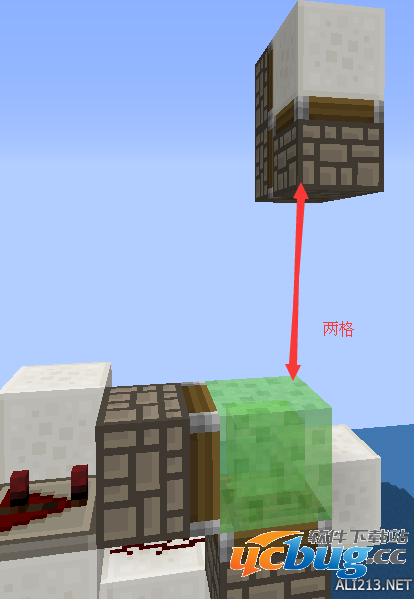 《我的世界》中史莱姆弹射电梯怎么制作？