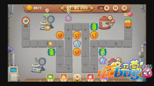 《保卫萝卜3》工厂第4关怎么过？