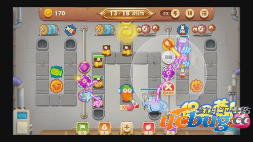 《保卫萝卜3》工厂第20关怎么过？