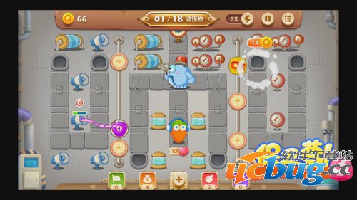 《保卫萝卜3》工厂第20关怎么过？