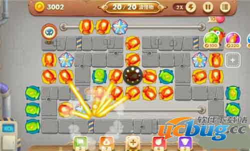 《保卫萝卜3》工厂第22关怎么过？