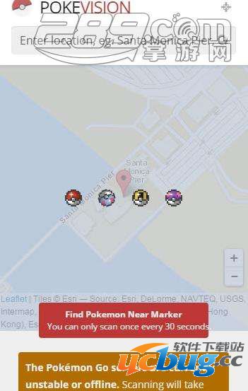 Pokevision(口袋妖怪go)精灵跟踪定位软件怎么使用？