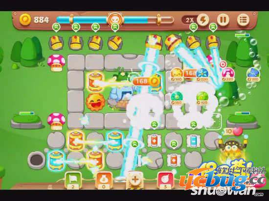 《保卫萝卜3》公园第50关怎么通过