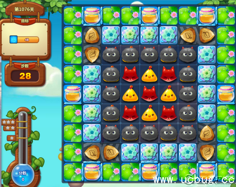 《开心消消乐》手游1076关怎么打通关
