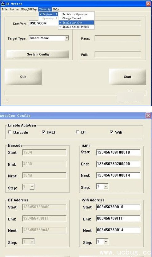 sn writer tool