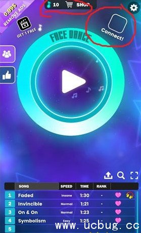 《脸部跳舞机》怎么选歌