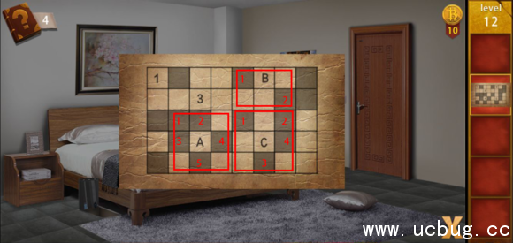 《密室逃脱100个房间1》逃出无人公寓第十二关怎么过