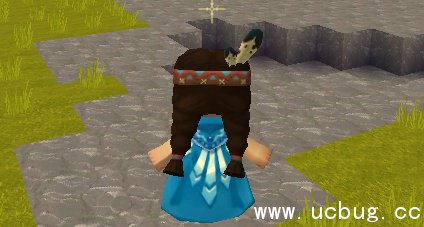 迷你世界蓝晶披风效果图