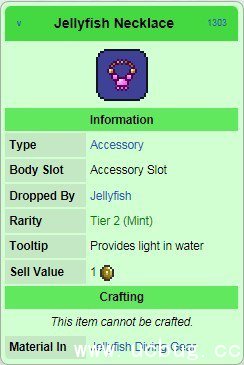 泰拉瑞亚水母项链