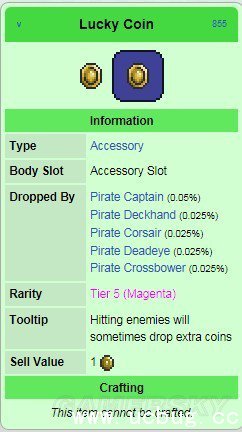 《泰拉瑞亚国服版》幸运硬币怎么得