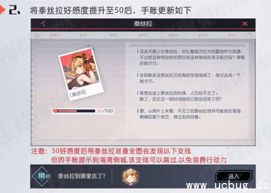 7日之都泰丝拉支线攻略