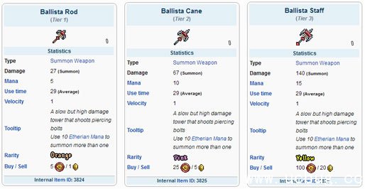 泰拉瑞亚弩车法杖