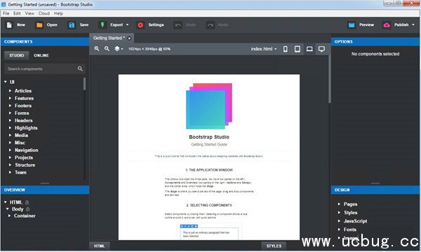 Bootstrap Studio精简版
