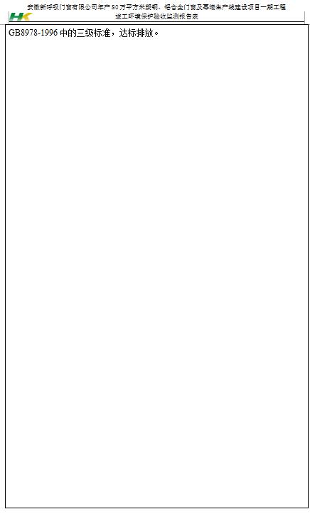 安徽新呼吸门窗有限公司检测报告汇总