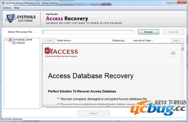SysTools Access Recovery